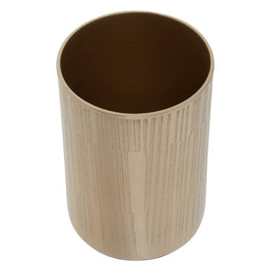 Orsina Allegra Bathroom Tumbler – Etched Champagne Finish Glass