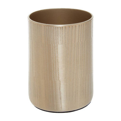 Orsina Allegra Bathroom Tumbler – Etched Champagne Finish Glass