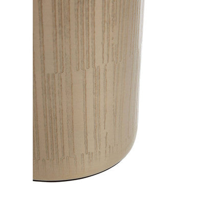 Orsina Allegra Champagne Finish Tissue Box Cover - Etched Bathroom Jar