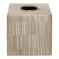 Orsina Allegra Tissue Box – Luxury Champagne Finish Bathroom Holder