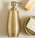 Orsina Allegra Aluminium Soap Dispenser – Champagne Gold Etched Finish
