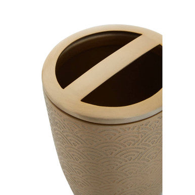 Orsina Allegra Aluminium Toothbrush Holder – Gold Etched Finish