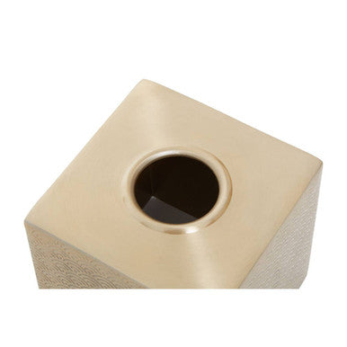 Orsina Allegra Gold Aluminium Tissue Box – Etched Luxury Tissue Holder