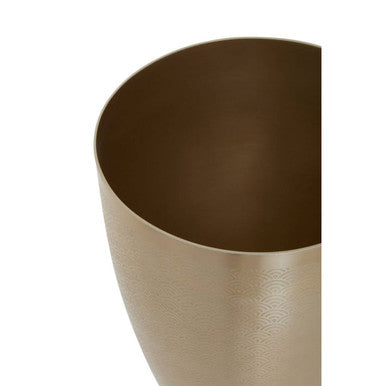 Orsina Allegra Aluminium Waste Bin – Modern Gold Kitchen Trash Can