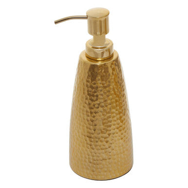 Orsina Allegra Hammered Metal Soap Dispenser – Luxe Bathroom Pump