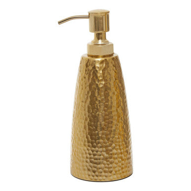 Orsina Allegra Hammered Metal Soap Dispenser – Luxe Bathroom Pump