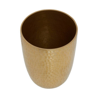 Orsina Allegra Gold Bathroom Tumbler – Luxury Metallic Vanity Cup