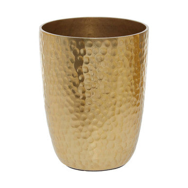 Orsina Allegra Gold Bathroom Tumbler – Luxury Metallic Vanity Cup