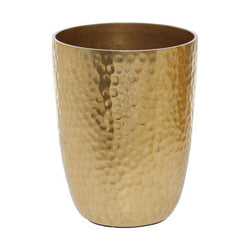 Orsina Allegra Gold Bathroom Tumbler – Luxury Metallic Vanity Cup