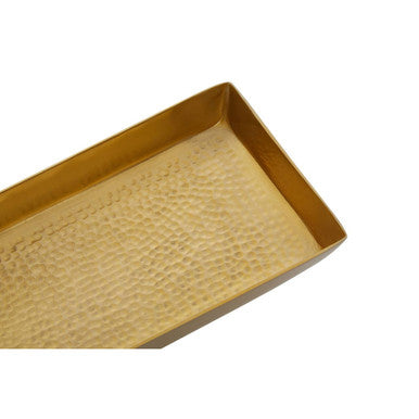 Orsina Allegra Hammered Metal Decorative Tray | Vanity Organizer
