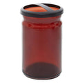 Orsina Allegra Kiara Brown Glass Toothbrush Holder | Vanity Organizer