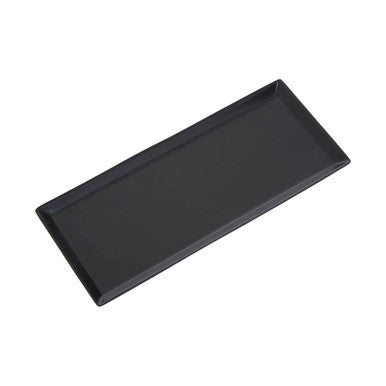 Orsina Allegra Kiara Black Bathroom Tray – Modern Vanity Organizer
