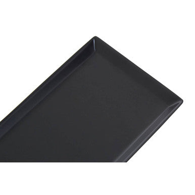 Orsina Allegra Kiara Black Bathroom Tray – Modern Vanity Organizer