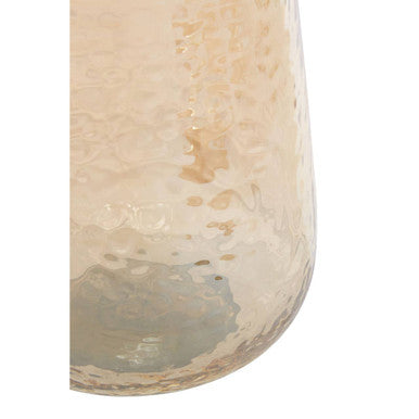 Allegra Glass Bathroom Tumbler | Orsina Gold Rim Textured Organizer