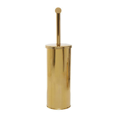 Orsina Allegra Stainless Steel Toilet Brush with Gold Detail