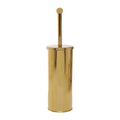 Orsina Allegra Stainless Steel Toilet Brush with Gold Detail
