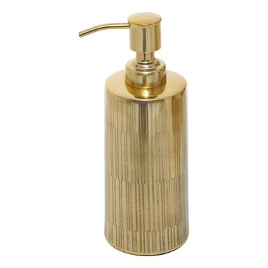 Orsina Allegra Metallic Gold Soap Dispenser – Refillable 200ml Pump