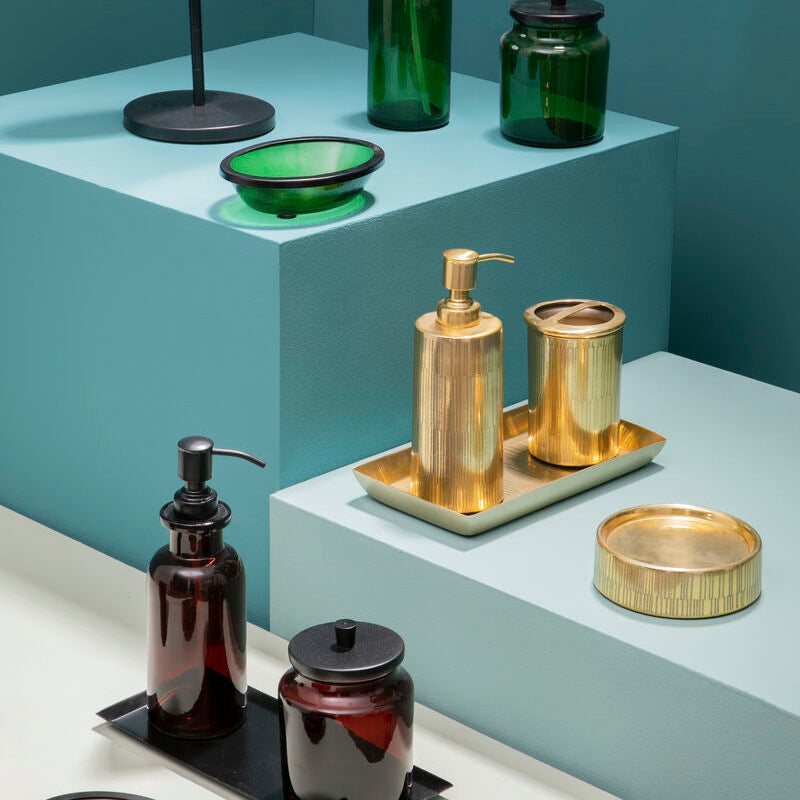 Orsina Allegra Metallic Gold Soap Dispenser – Refillable 200ml Pump