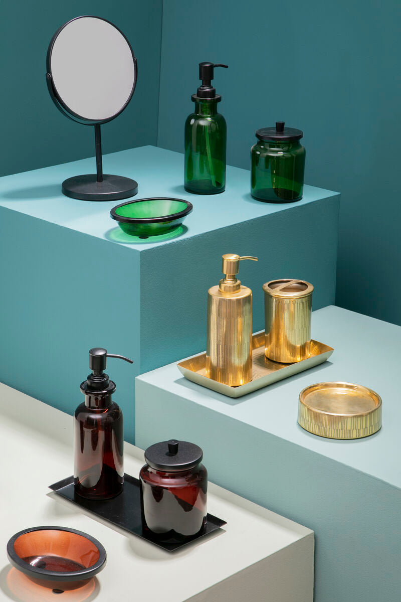 Orsina Allegra Metallic Gold Soap Dispenser – Refillable 200ml Pump