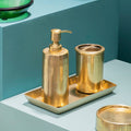 Orsina Allegra Metallic Gold Soap Dispenser – Refillable 200ml Pump