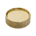 Orsina Allegra Gold Soap Dish – Metallic Line Effect Bathroom Accessory