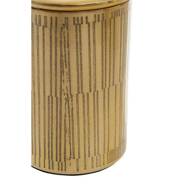 Orsina Allegra Gold Toothbrush Holder – Modern Line Effect Organizer