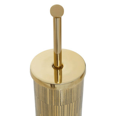 Orsina Allegra Gold Finish Aluminium Toilet Brush | Modern Bathroom Decor