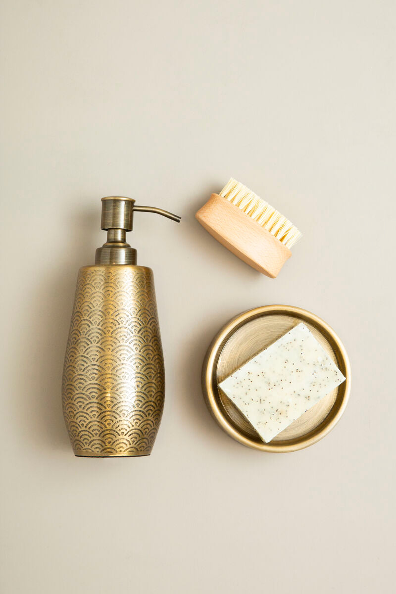 Orsina Allegra Gold Soap Dispenser – 200ml Metallic Liquid Pump