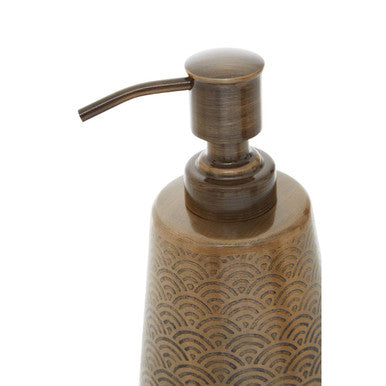 Orsina Allegra Gold Soap Dispenser – 200ml Metallic Liquid Pump