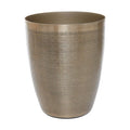 Orsina Allegra Gold Etched Aluminium Waste Bin – Luxury Decor