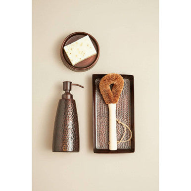 Orsina Allegra Soap Dispenser – 200ml Hammered Dark Bronze Finish