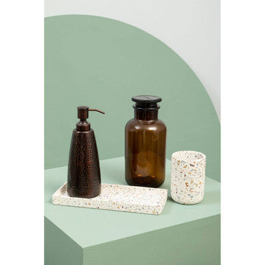 Orsina Allegra Soap Dispenser – 200ml Hammered Dark Bronze Finish
