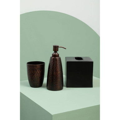 Orsina Allegra Soap Dispenser – 200ml Hammered Dark Bronze Finish