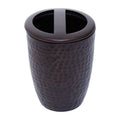 Orsina Allegra Bronze Toothbrush Holder – Metal Bathroom Vanity Organizer