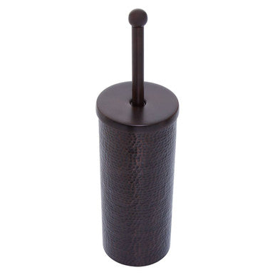 Orsina Allegra Toilet Brush – Dark Bronze Finish Hammered Aluminium