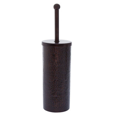 Orsina Allegra Toilet Brush – Dark Bronze Finish Hammered Aluminium