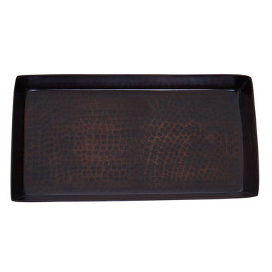Orsina Allegra Dark Bronze Aluminium Rectangular Decorative Tray