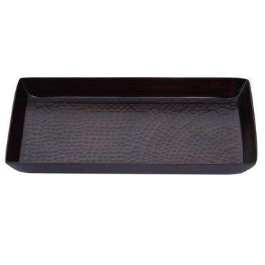 Orsina Allegra Dark Bronze Aluminium Rectangular Decorative Tray