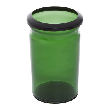 Orsina Allegra Kiara Green Glass Tumbler – Modern Bathroom Toothbrush Holder