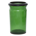 Orsina Allegra Kiara Green Glass Tumbler – Modern Bathroom Toothbrush Holder