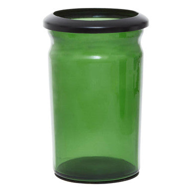 Orsina Allegra Kiara Green Glass Tumbler – Modern Bathroom Toothbrush Holder