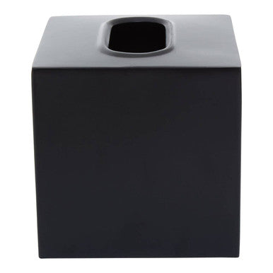 Orsina Allegra Kiara Stainless Steel Tissue Box – Black Geometric
