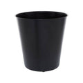 Orsina Allegra Kiara Black Stainless Steel Tapered Bathroom Waste Bin