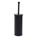 Orsina Allegra Kiara Toilet Brush - Slim Black Bathroom Cleaning Set