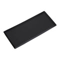 Orsina Allegra Kiara Stainless Steel Bathroom Tray | Black Vanity Organizer