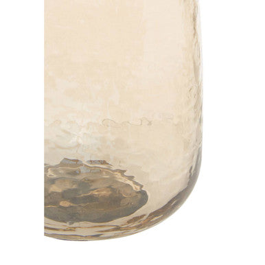 Orsina Allegra Textured Glass Toothbrush Holder | Black and Gold