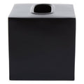 Orsina Allegra Stainless Steel Tissue Box – Black and Gold Holder