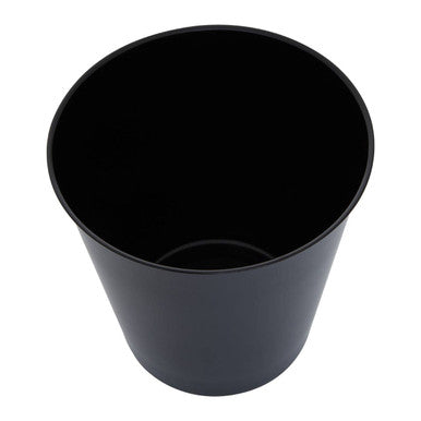 Orsina Allegra Black Stainless Steel Waste Bin – Modern Bathroom Bin