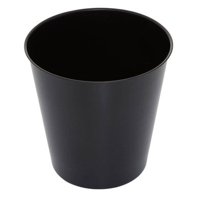Orsina Allegra Black Stainless Steel Waste Bin – Modern Bathroom Bin