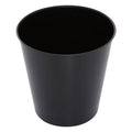Orsina Allegra Black Stainless Steel Waste Bin – Modern Bathroom Bin